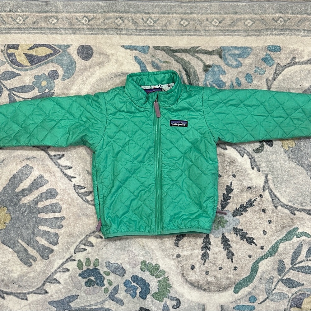 Patagonia Teal Quilted Jacket